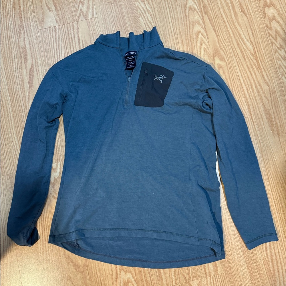 Arc'teryx Blue/Grey Vintage Delta 1/2 Zip
